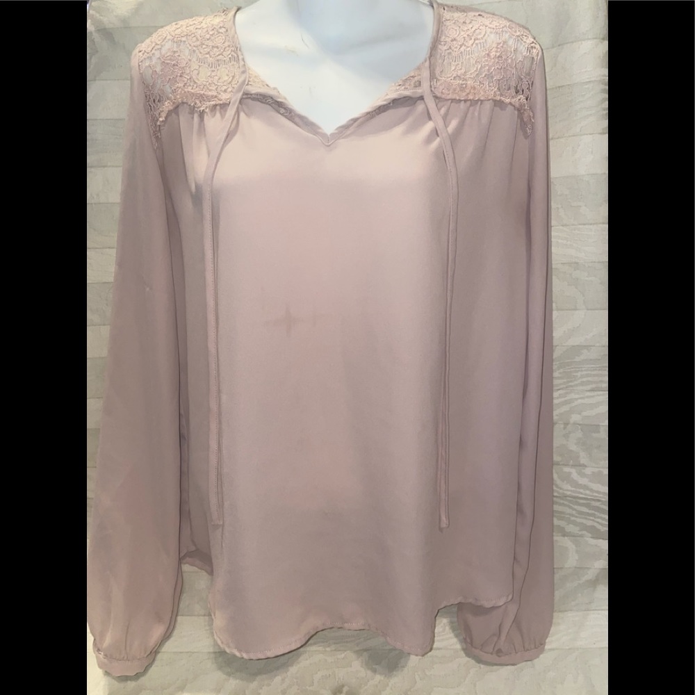 Forever 21 taupe blouse